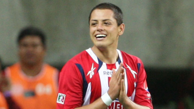 Chicharito first goal for Chivas 