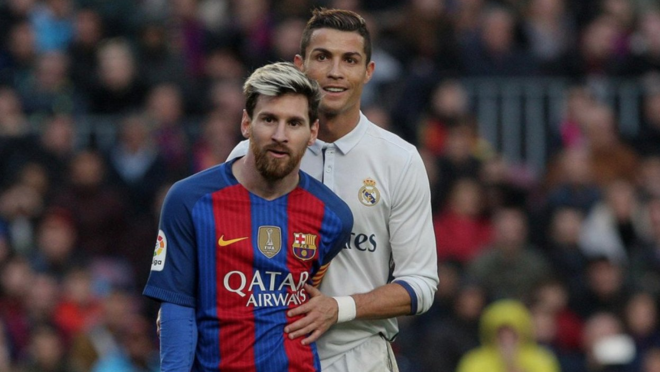 Ronaldo and Messi