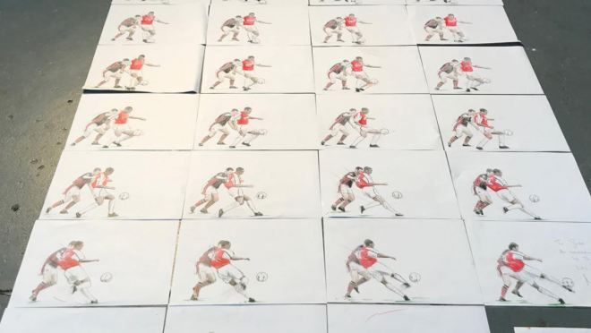 Thierry Henry Drawings 