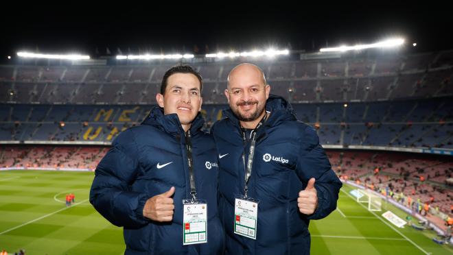 Blind and Deaf man can watch soccer games