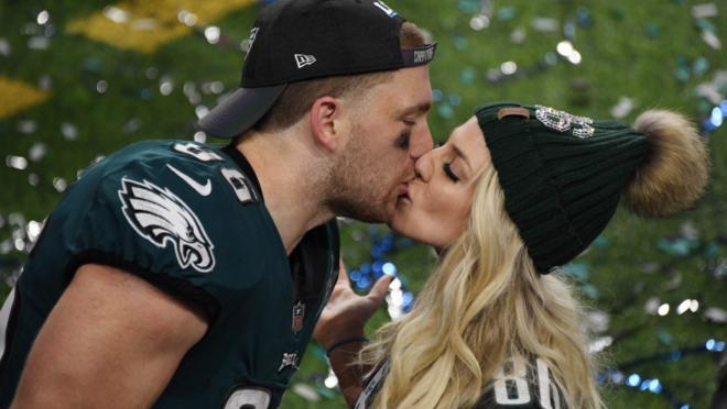 Julie and Zach Ertz