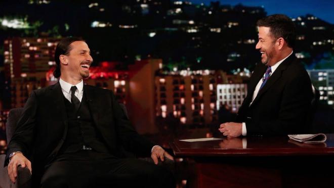 Zlatan Ibrahimovic on the Jimmy Kimmel show
