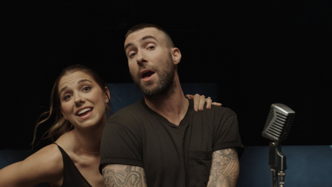 Alex Morgan in Maroon 5 Video