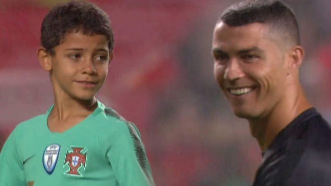 Cristiano Ronaldo Jr Free Kick