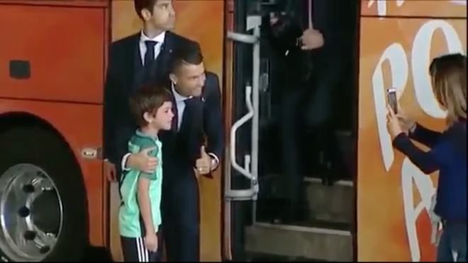 Cristiano Ronaldo And A Fan