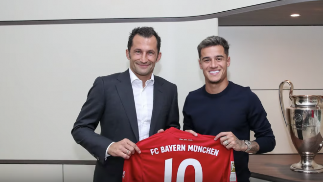 Coutinho's First Day At Bayern Munich 