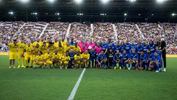 Roberto Carlos-Ronaldinho Miami Charity Match