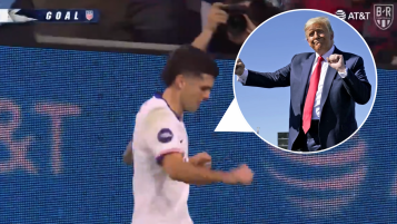 Christian Pulisic Trump celebration