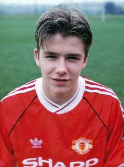 David Beckham before he was famous