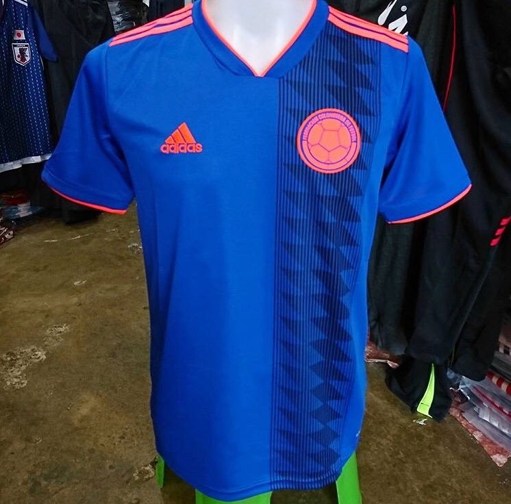 Colombia 2018 World Cup away jersey