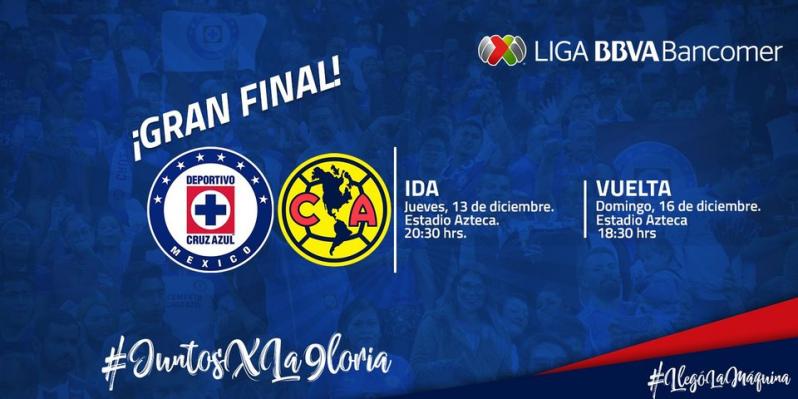 Liga MX final Apertura 2018 Schedule