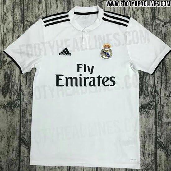 Barcelona and Real Madrid 2018-19 home jerseys