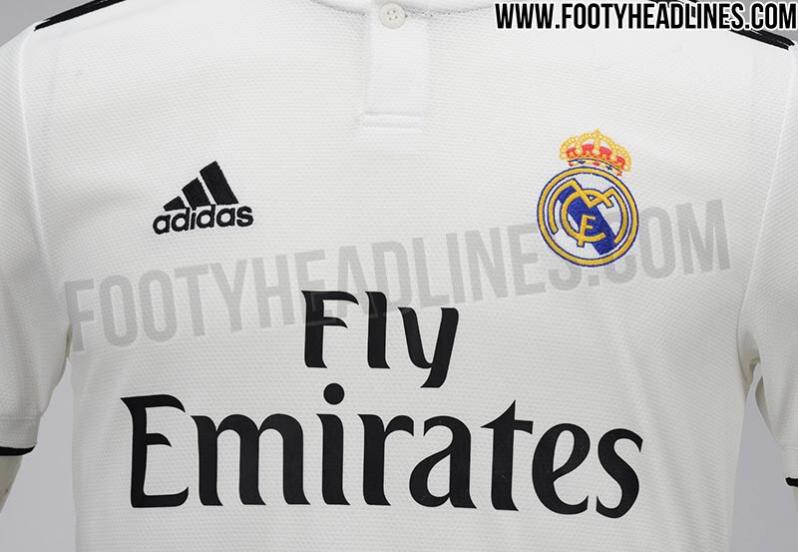 Barcelona and Real Madrid 2018-19 home jerseys