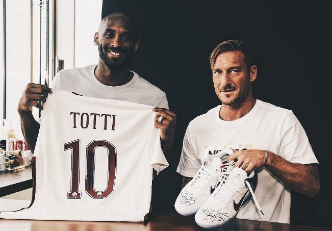 Francesco Totti and Kobe Bryant