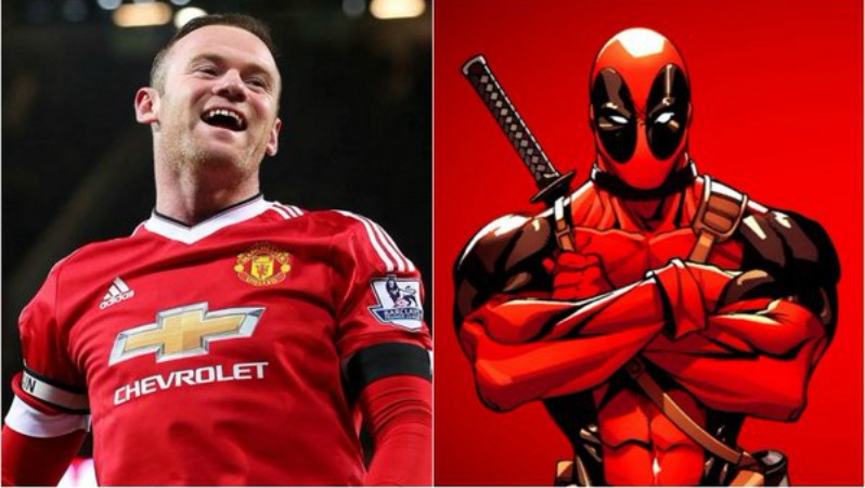 Wayne Rooney and Deadpool