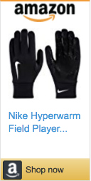 Best Soccer Gifts For Players- Nike Hyperwarm Field Player Glove