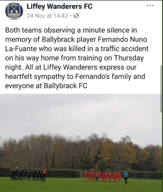 Irish Club Fakes Death Of Player