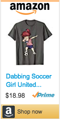 Best Soccer Gifts For Women — Dabbing T-Shirt