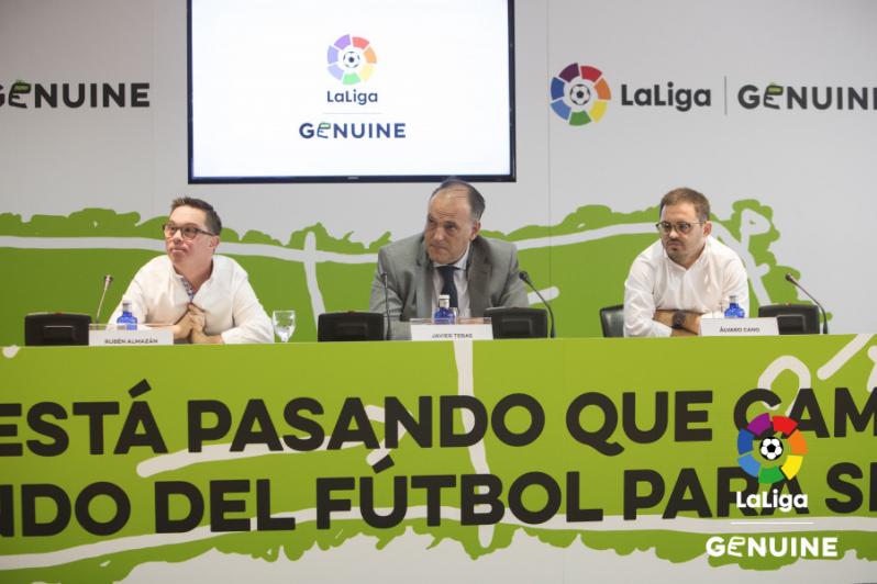 Rubén Almazán and Álvaro Cano, who came up with the idea for La Liga Genuine
