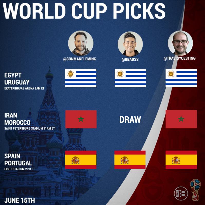 Uruguay vs Egypt, Morocco vs Iran and Portugal vs Spain Predictions