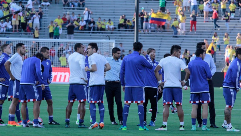 Colombia Paraguay empty seats Copa America