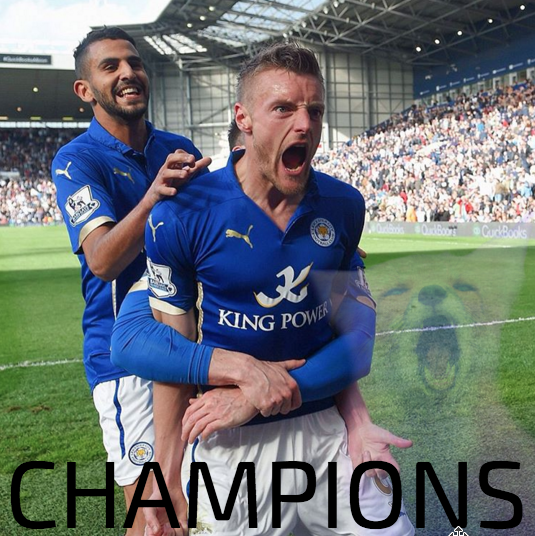 Leicester City 2015/16 Premier League champions