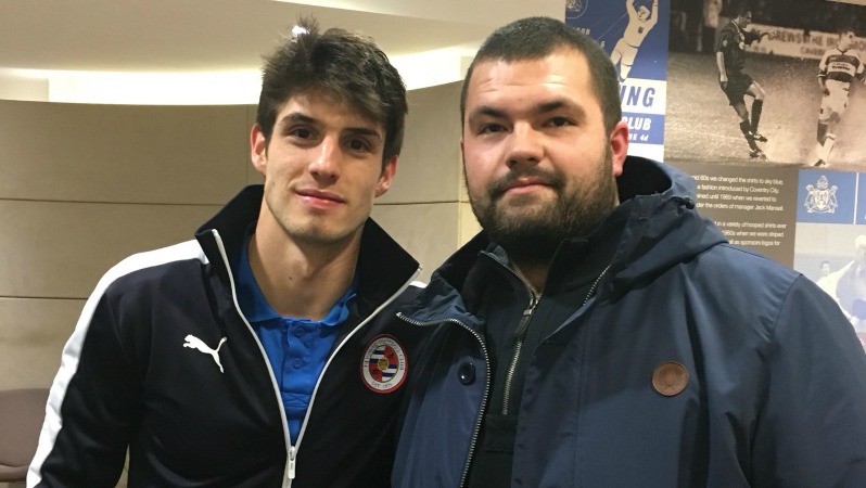 Lucas Piazon and a fan, nicest footballers