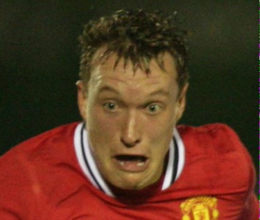 Phil Jones appears to be surprised. His face is distraught, but it is none the less hilarious