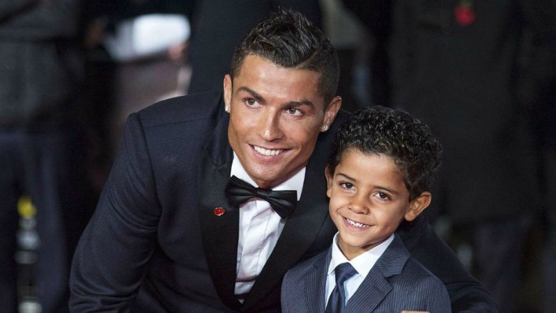 Cristiano Ronaldo wants his son to be a top footballer.